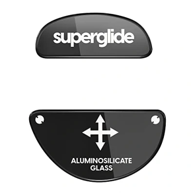 Afbeelding van Superglide Snelste en gladste muisvoeten/schaatsen gemaakt met ultra sterk onberispelijk glas Super snel glad duurzaam zool voor Zowie EC serie [zwart]