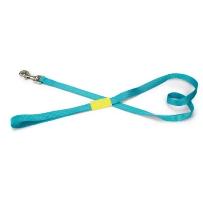 Afbeelding van Bz nylon hondenriem uni lichtblauw 120 cm x 20mm