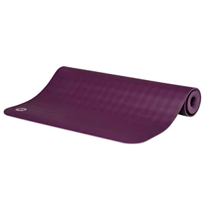 Afbeelding van Bodhi Yogamat, Eco Pro, 100% natuurlijk rubber, extreem antislip, en ecologisch, professionele mat voor yoga pilates, ideaal dynamische yoga, 185 x 60 0,4 cm, violet