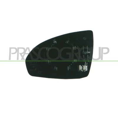 Afbeelding van PRASCO ME3057503 Spiegelglas rechts SMART: Fortwo II Coupe, I Coupe