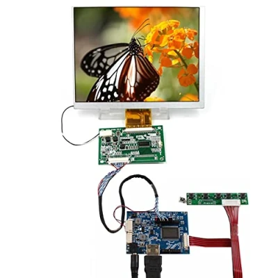 Afbeelding van 7 Inch 800x600 CLAA070MA0ACW TFT LCD Monitor, 60Pin TTL Signaal En HDMI Controller Driver Board, voor DIY Flight Simulator