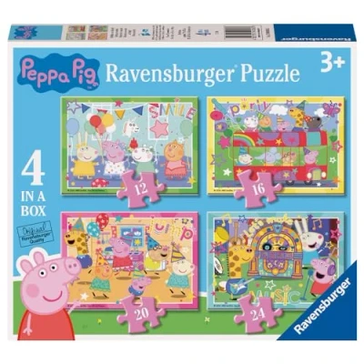 Afbeelding van Ravensburger Peppa Pig puzzel, 3 jaar of ouder, kinderpuzzel jaar, kinderpuzzel, cadeau voor kinderen van Jigsaw, 4 puzzels in 1