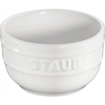 Afbeelding van Staub ramekin 8 cm wit set van 2 stuks
