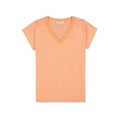 Afbeelding van Garcia Tshirt basic, Dames, Maat: Medium, Papaya punch