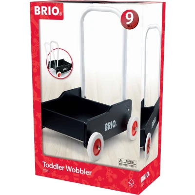 Afbeelding van BRIO Zwarte loopwagen 31351