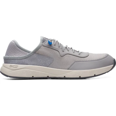 Afbeelding van Clarks Davis Low Heren Sneakers Grey Combi Maat 42