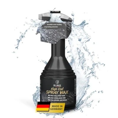 Afbeelding van DR. WACK HIGH END Spray wax 500 ml Autowas met parelend effect voor langdurige lakbescherming &amp; glans Autolakverzegeling alle soorten lak Hoogwaardige autoverzorging