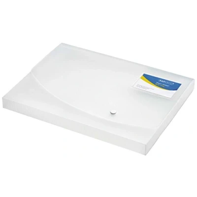 Afbeelding van Rapesco 0708 A4 Stugge Documentenmap/Documentenbox, 25 mm, Transparant