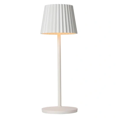 Afbeelding van Lucide JUSTINE Oplaadbare Tafellamp Buiten Accu/Batterij LED Dimb. 1x2W