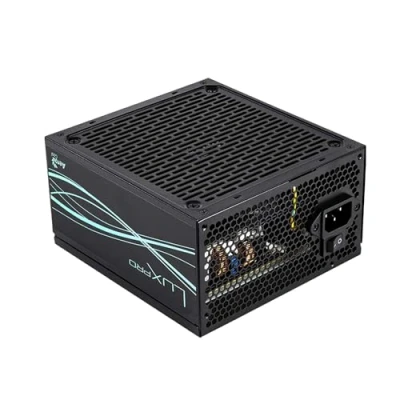 Afbeelding van Aerocool LUXPRO550, Voeding 550W, 80Plus Bronze 230V EU Gecertificeerd, Efficiëntie +88%, Japanse Condensatoren 105C, FDB 14cm Ventilator met APFC Technologie, 5 Jaar Garantie, Zwart