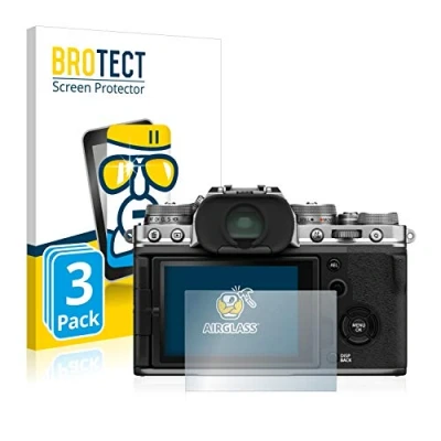Afbeelding van BROTECT Screenprotector voor Fujifilm X T4 Folie Beschermfolie Beschermglas transparant (3 Stuks)