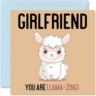 Afbeelding van Verjaardagskaarten voor vriendin Llama Zing Grappige gelukkige verjaardagskaart van vriend, partnerverjaardagscadeaus, 145 mm x grap wenskaarten vrouwen haar