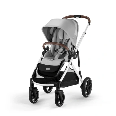 Afbeelding van Cybex Gazelle S Kinderwagen Lava Grey Silver Frame