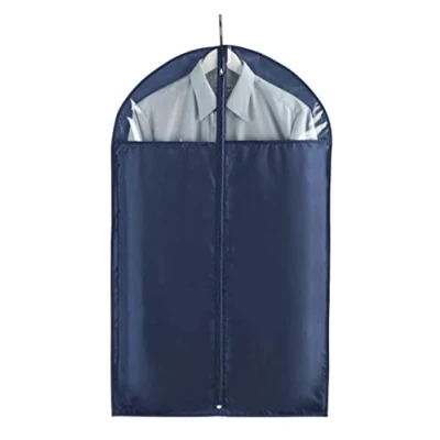 Afbeelding van WENKO Kledingtas Business 100 x 60 cm kledinghoes, veilige bescherming, opslag voor pakken en jurken, polyester, cm, donkerblauw