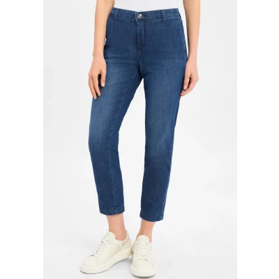 Afbeelding van MAC Jeans TURN UP Slim fit jeans, Dames, Maat: 36, Blue stone