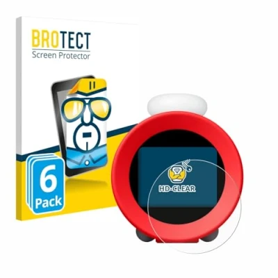 Afbeelding van BROTECT Screenprotector voor Nintendo Sound Clock Alarmo Folie Beschermfolie transparant (6 Stuks)