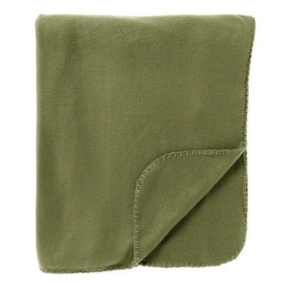 Afbeelding van Dutch Decor PABLO Plaid 150x200 cm 100% polyester fleece terrasplaid Olive Branch olijfgroen