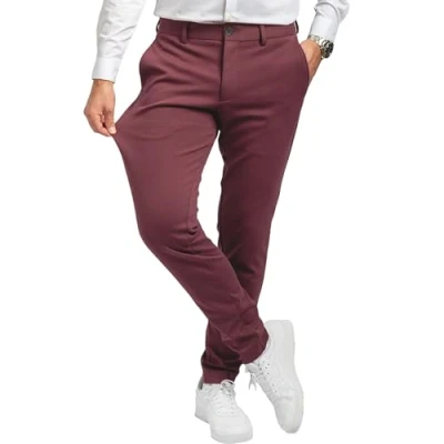 Afbeelding van De Originele Performancebroek Bordeauxrood Maat 34/34