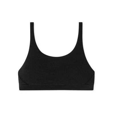 Afbeelding van Schiesser Bustier PURE RIB Bustier, Dames, Maat: 36, Schwarz