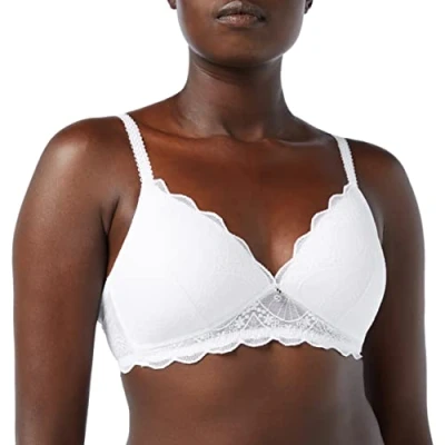 Afbeelding van Naturana 5194 Soft bh met kant Wit 80D