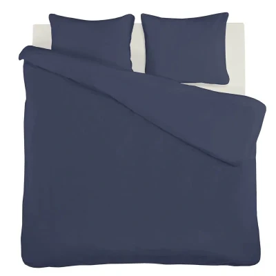 Afbeelding van Dekbedovertrek iSeng Uni Blauw Percal 240 x 200 / 220 cm Lits Jumeaux