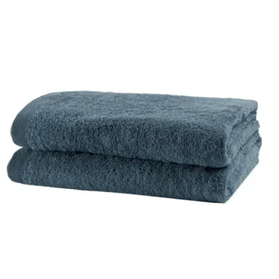 Afbeelding van Casilin Como Badhanddoeken 70 x 140cm Blauw 2 Stuks