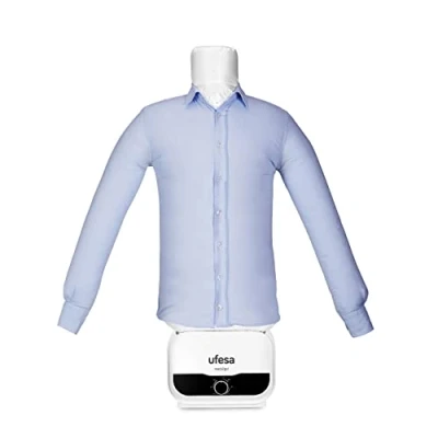 Afbeelding van Ufesa SV1200 2 in 1 mannequin, automatisch strijken en drogen, 1200 W, elimineert rimpels, ontgeurt neutraliseert geurtjes, timer 3 uur, maten S XXL