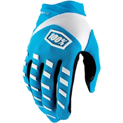 Afbeelding van 100% 2022 Crosshandschoenen Airmatic Blauw maat M