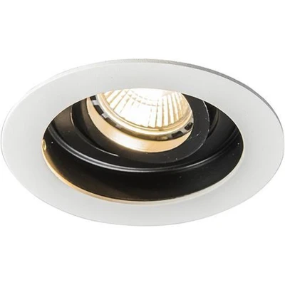 Afbeelding van QAZQA Smart inbouwspot wit met staal incl. Wifi GU10 Rondoo