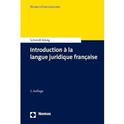 Afbeelding van Introduction à la langue juridique française
