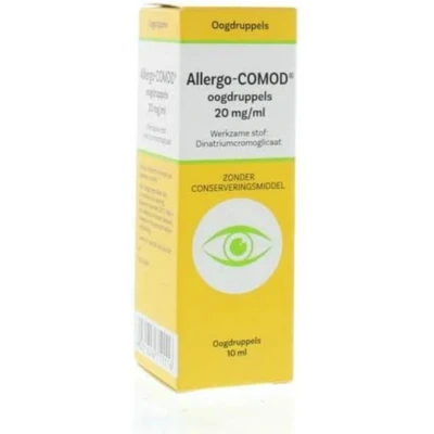 Afbeelding van Allergo Comod Oogdruppels 20mg/ml Flacon 10ml