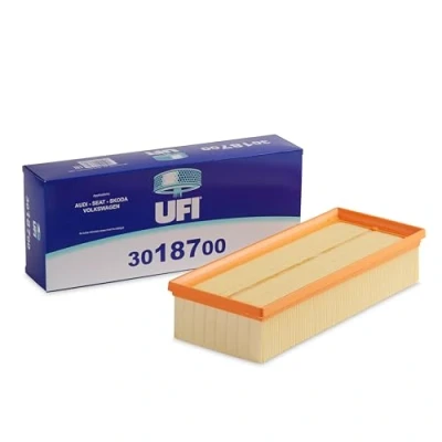 Afbeelding van UFI Filters, Luchtfilter 30.187.00, Voor Vervanging, Geschikt Auto&#039;S, Toepasbaar Op Diverse Modellen Audi, Seat, Skoda En Volkswagen