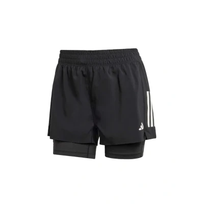 Afbeelding van adidas Performance Own the Run Climacool 2 in 1 Short Dames Zwart 2XS