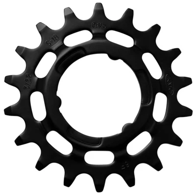Afbeelding van Shimano Kmc tandwiel r 19t chromoly black 3/32&quot;