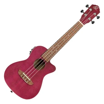 Afbeelding van Ortega Earth Series RURUBY CE concert ukelele donkerrood