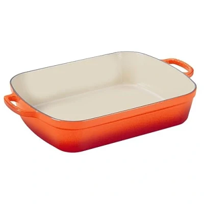 Afbeelding van Le Creuset Braadslede Signature Oranjerood 37 x 29 cm / 6.6 Liter