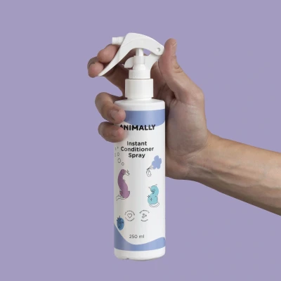 Afbeelding van Animally Bilogische Direct conditioner spray voor vacht honden en katten natuurlijke extracten 250ml