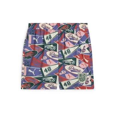Afbeelding van Puma Shorts Blue crystalaop, Heren, Maat: Medium, crystal aop