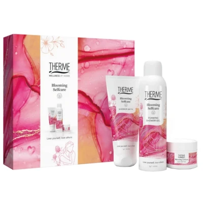 Afbeelding van Therme Blooming Selfcare geschenkset 3 stuks