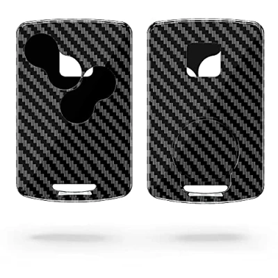 Afbeelding van kwmobile autosleutelhoes geschikt voor Renault 4 knops autosleutelkaart (alleen Keyless Go) hardcover beschermhoes Carbon design zwart