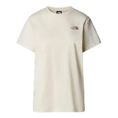 Afbeelding van The North Face BOX Relaxed TEE Tshirt print, Dames, Maat: XS, White dune/latte
