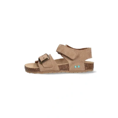 Afbeelding van Bunniesjr BEN Beach Sandalen voor kinderen, Maat: 25, Taupe Imitatieleer/ textiel