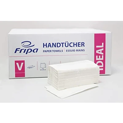 Afbeelding van fripa 4031101 Ideal Papieren handdoeken (l x b) 23 cm 25 Helderwit 5000 vellen