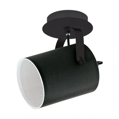 Afbeelding van EGLO Villabate Spot 1 lichts Ø12 cm E27 Zwart
