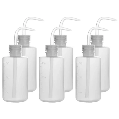 Afbeelding van stonylab Wasfles, 6 Pakken Plastic Knijpwasfles, LDPE met Smalle Mond (250 ml, Pakken)