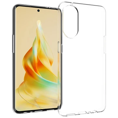 Afbeelding van Oppo Reno 8 T (4G) Hoesje Siliconen en TPU (zacht) Accezz Softcase/Backcover Transparant Telefoonhoesje
