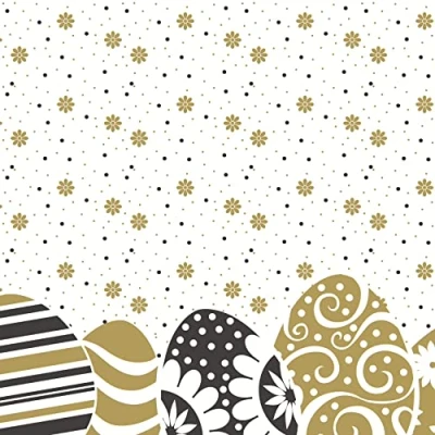 Afbeelding van Duni servetten 3 laags Easter Ornaments 24x24cm FSC pak a 20
