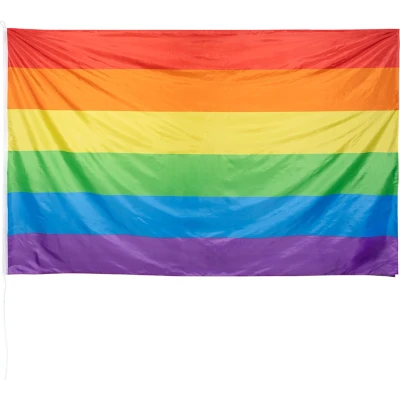 Afbeelding van Boland Polyester reuzenvlag Regenboog Multi