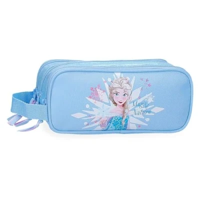 Afbeelding van Joumma Disney Frozen Magic Ice pennenetui, drievoudig, Blauw, 22 x 10 9 cm, polyester van Bags, Drievoudig pennenetui