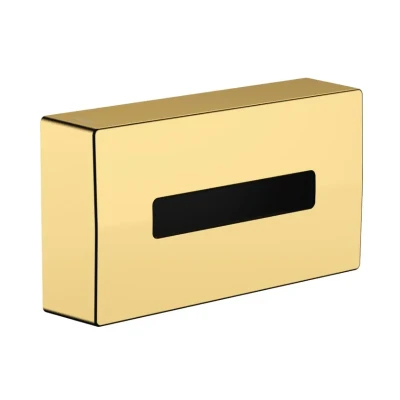 Afbeelding van Hansgrohe AddStoris box voor make up doekjes Polished Gold